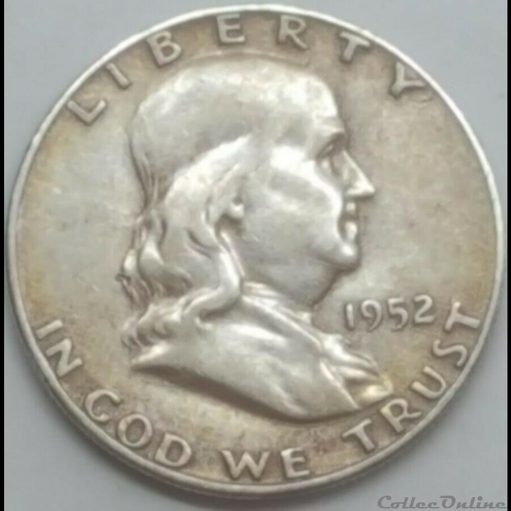 1952 San Francisco Half $ 3 monnaie monde etat uni 1952 san francisco half