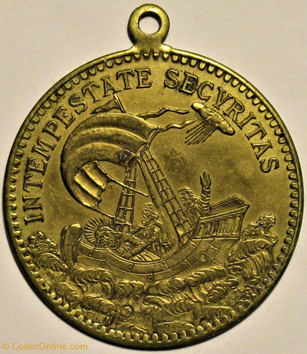 St. George medal - Equitum Patronus / Intempestate Securitas (ex.4) monnaies paranumismatique jetons poids st george medal equitum patronus intempestate securitas ex 4