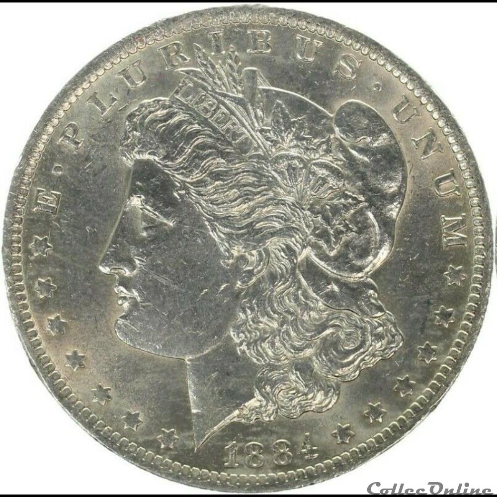 1884 New Orleans Dollar 3 monnaie monde etat uni 1884 new orleans dollar