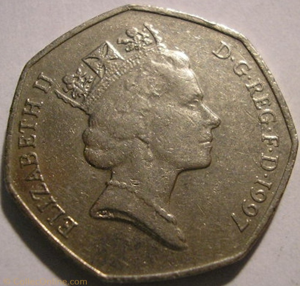 Elizabeth II - 50 Pence 1997 - UK monnaie monde royaume uni elizabeth ii 50 pence 1997 uk