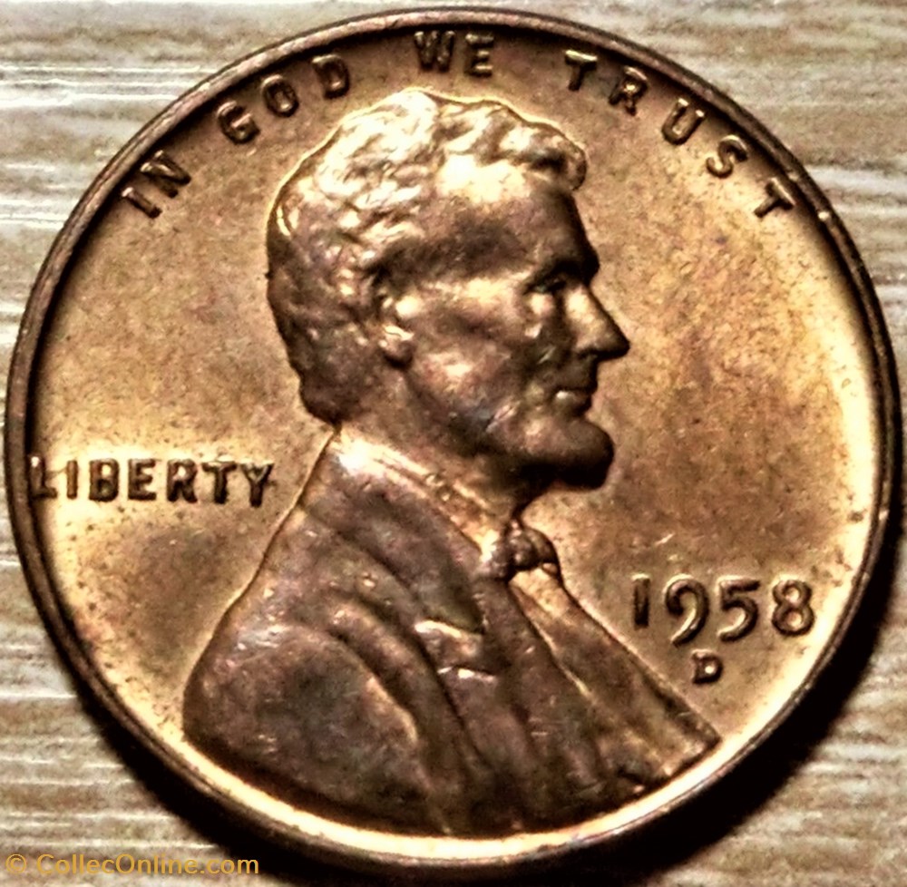 monnaies monde etats unis 1958 d one cent