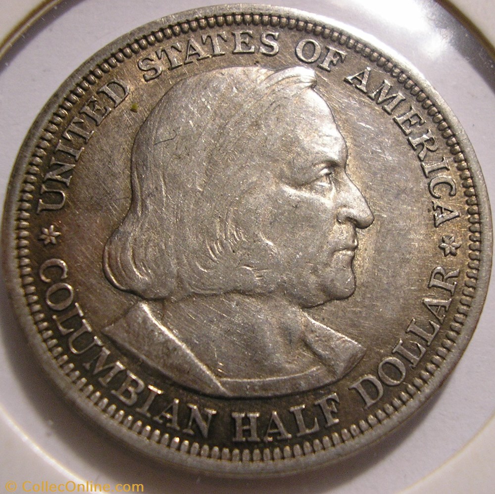 Columbian Exposition 1893 (1492-1892) (ex.2) monnaie monde etat uni columbian exposition 1893 1492 1892 ex 2