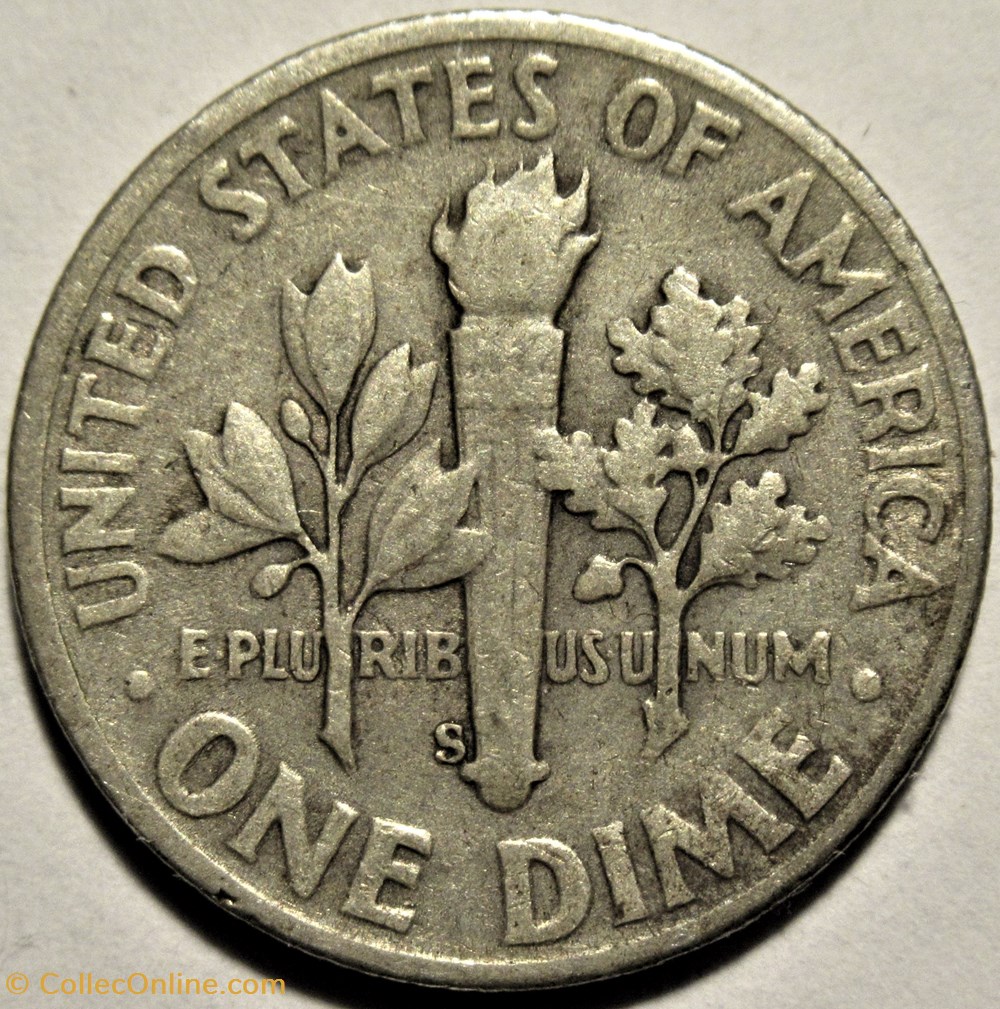 1951 San Francisco Dime monnaies monde etats unis 1951 san francisco dime