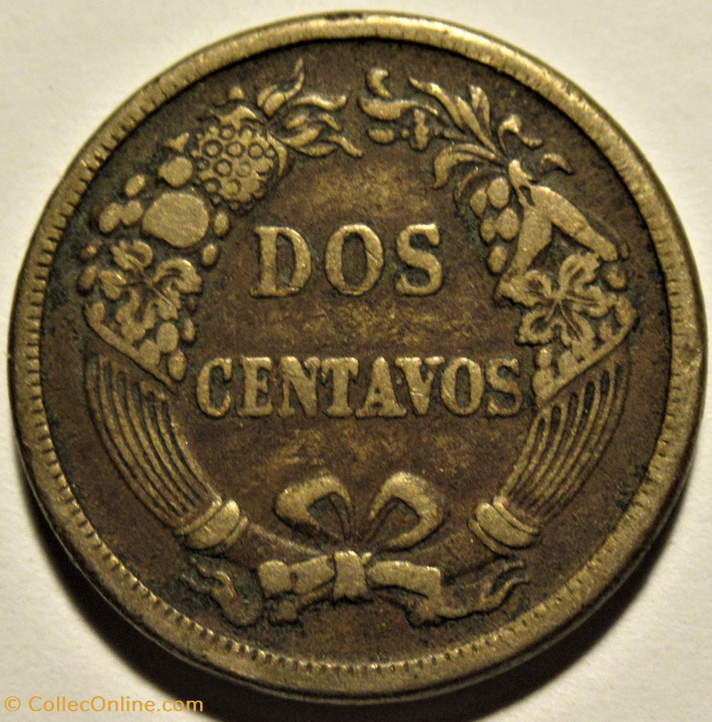 Peru - 2 Centavos 1864, Lima 3 monnaies monde perou peru 2 centavos 1864 lima