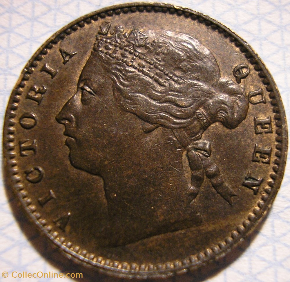 monnaies monde maurice victoria one cent 1884 mauritius island