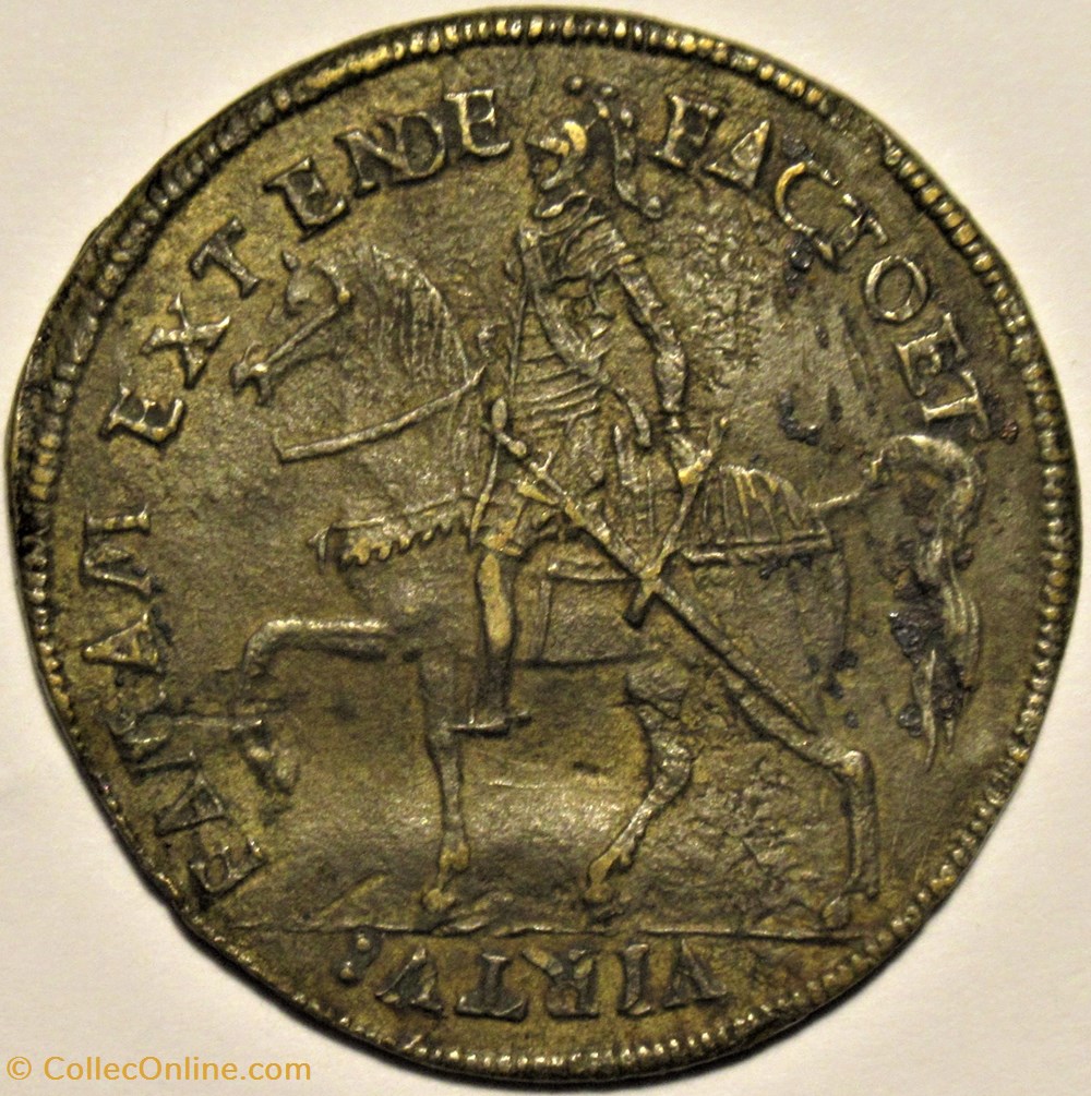 monnaies paranumismatique jetons poids horseman hans krauwinckel rechenpfennig from nurnberg germany