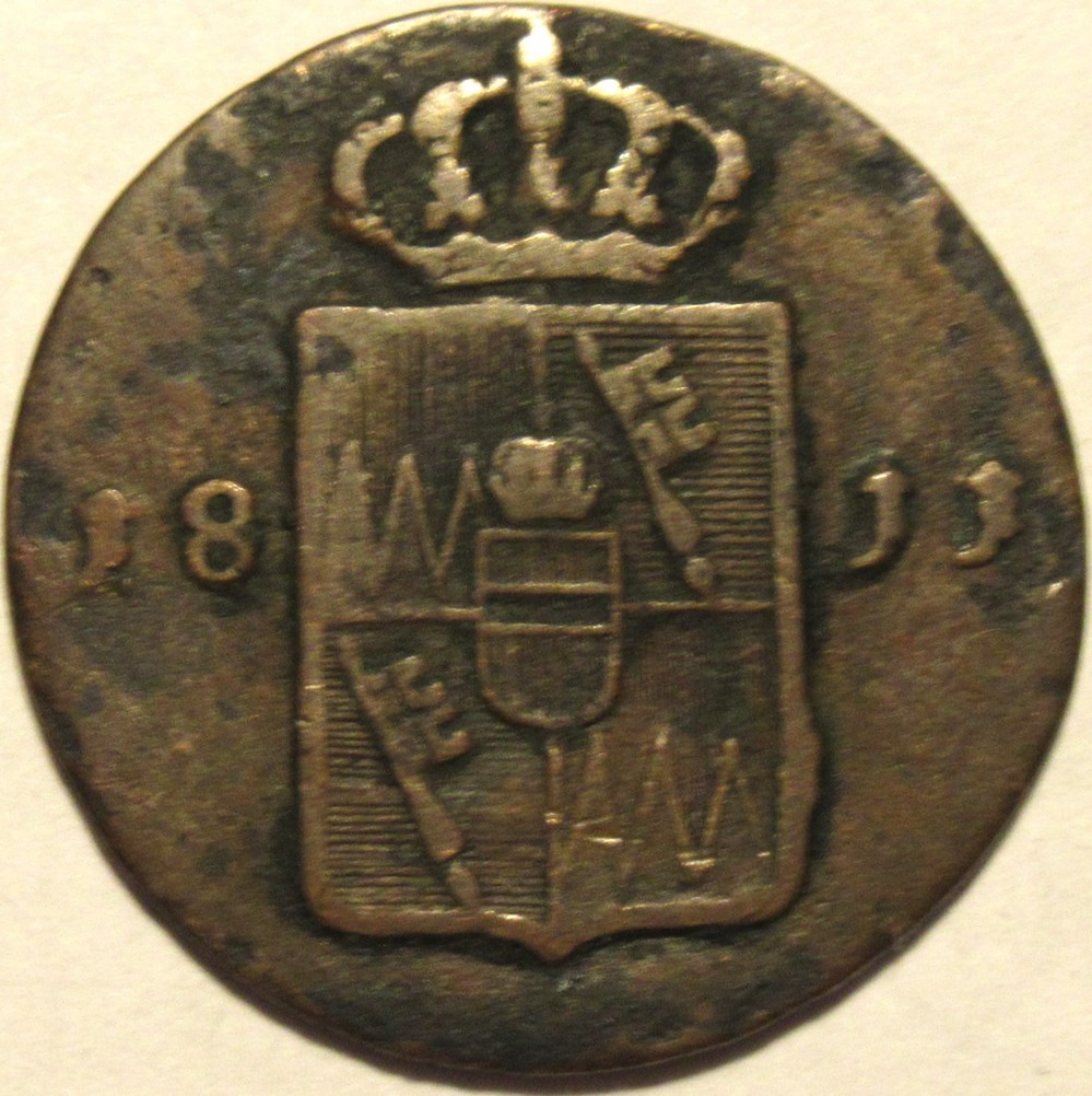 1/4 Kreuzer, 1811 Grand Duchy of Würzburg - Ferdinand III monnaies monde allemagne 1 4 kreuzer 1811 grand duchy of wurzburg ferdinand iii