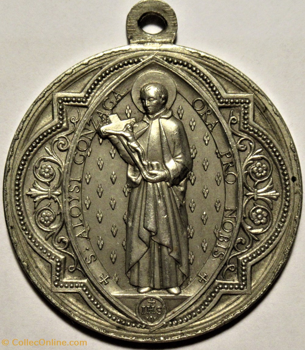 medailles religieuses notre mere saint aloysius gonzaga medaille par l penin