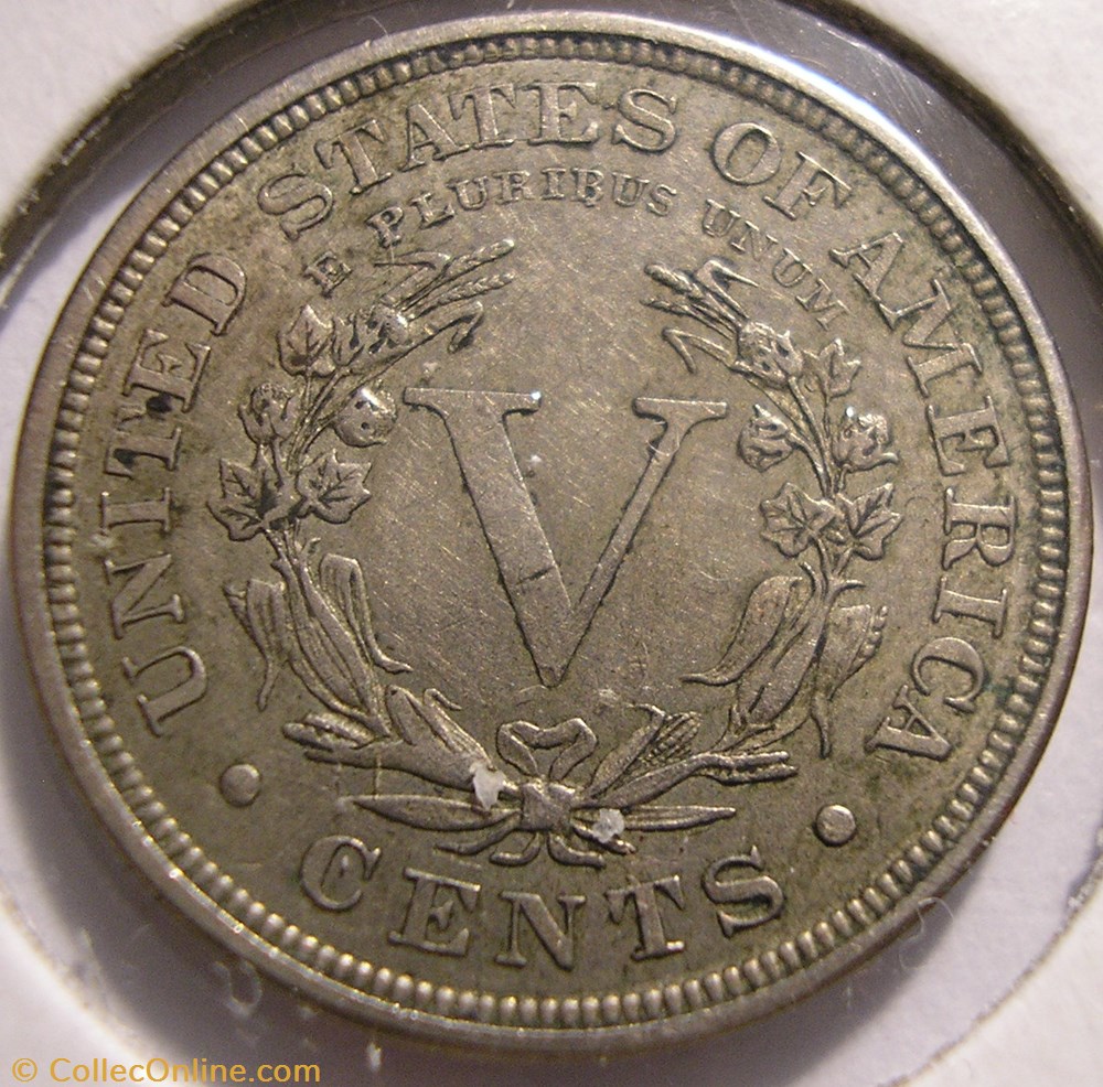 1883 5 Cents (ex.3) monnaie monde etat uni 1883 5 cents ex 3