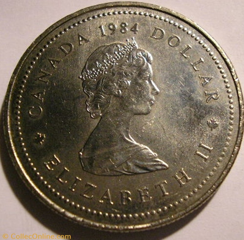 Elizabeth II 1 Dollar 1984 Jacques Cartier Coins World