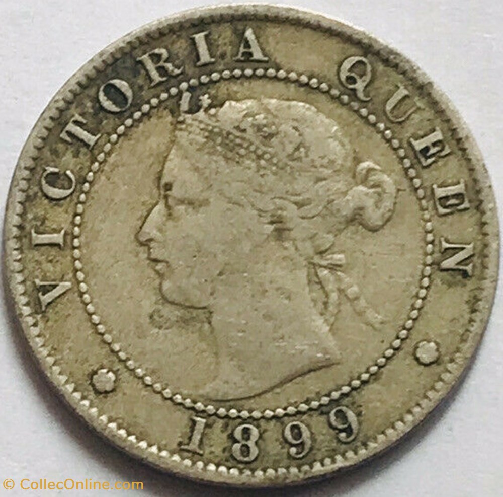 monnaie monde jamaique victoria half penny 1899 jamaica island