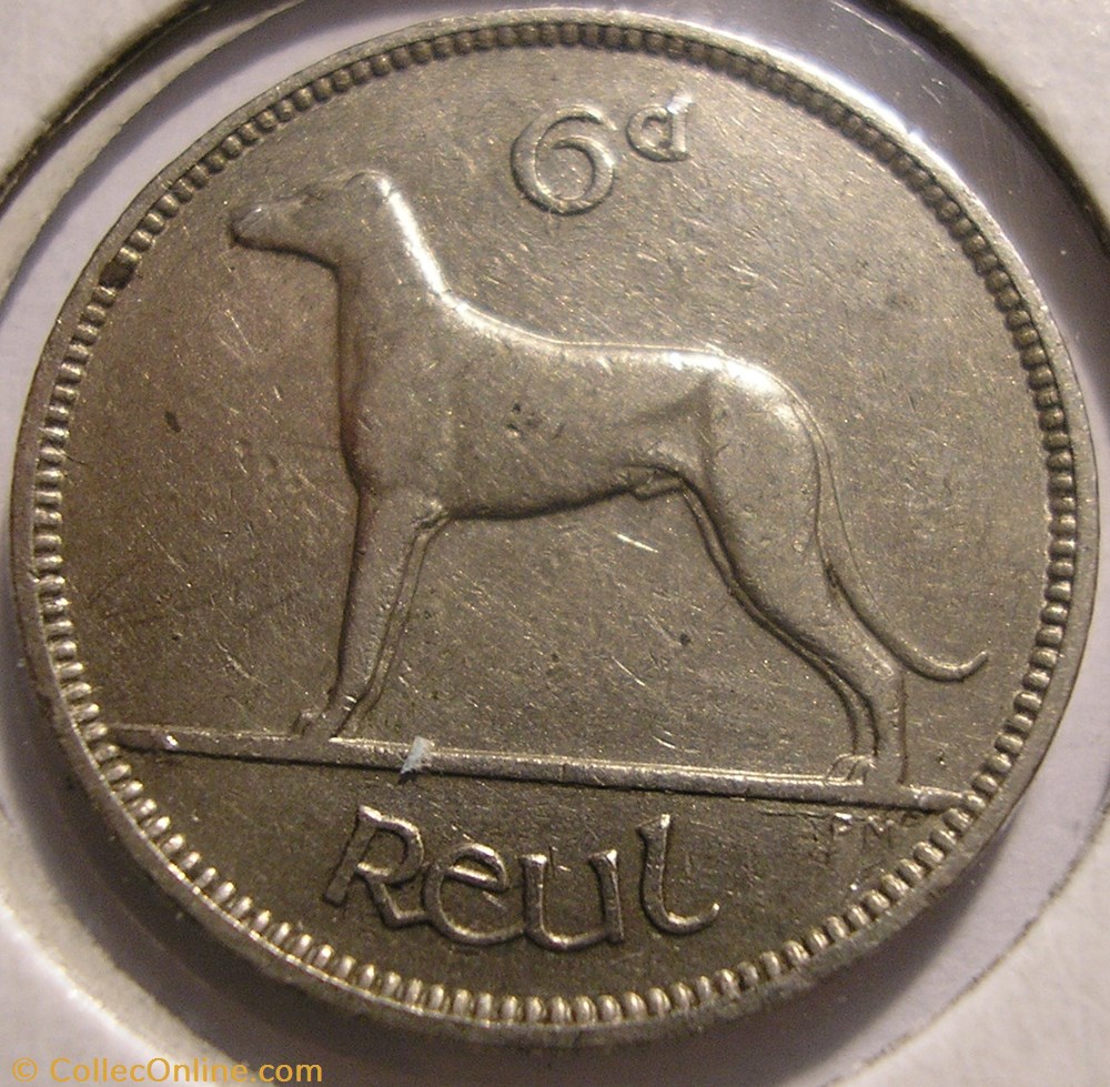 6 Pence / 6 Pingin 1939 monnaie monde irlande 6 pence 6 pingin 1939