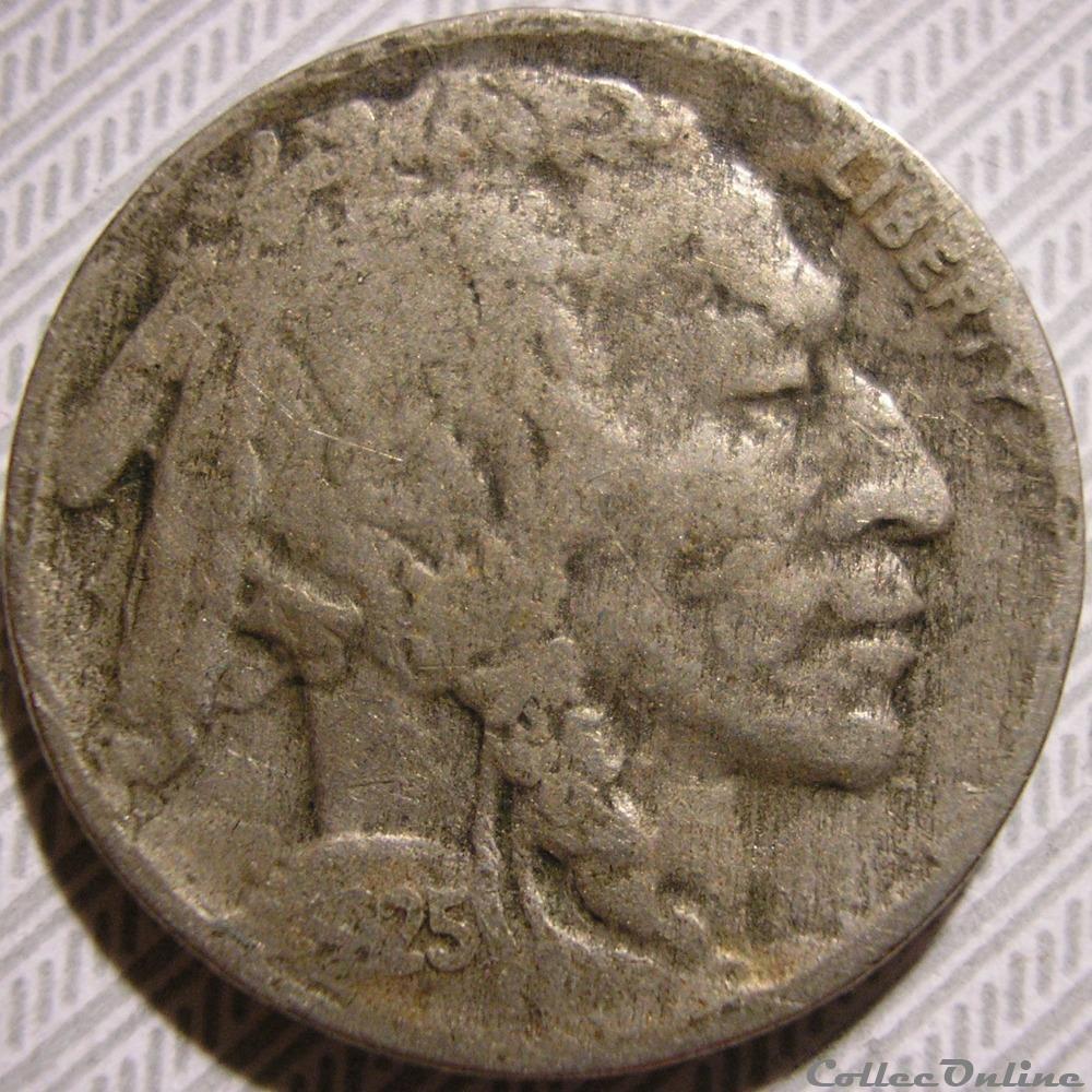 1925 5 Cents - Error monnaie monde etat uni 1925 5 cents error