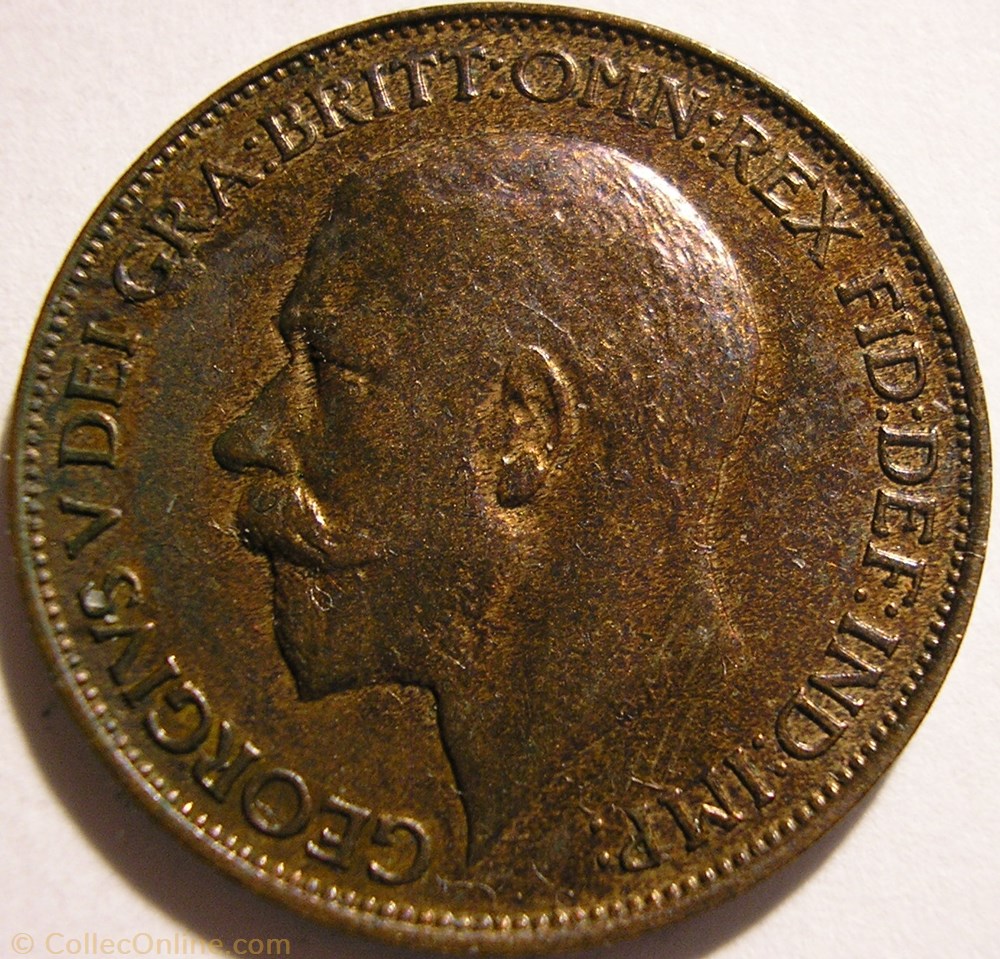monnaies monde royaume george v half penny 1911 united kingdom