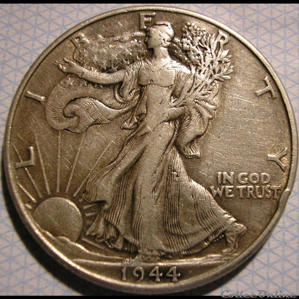 1944 Half Dollar monnaie monde etat uni 1944 half dollar