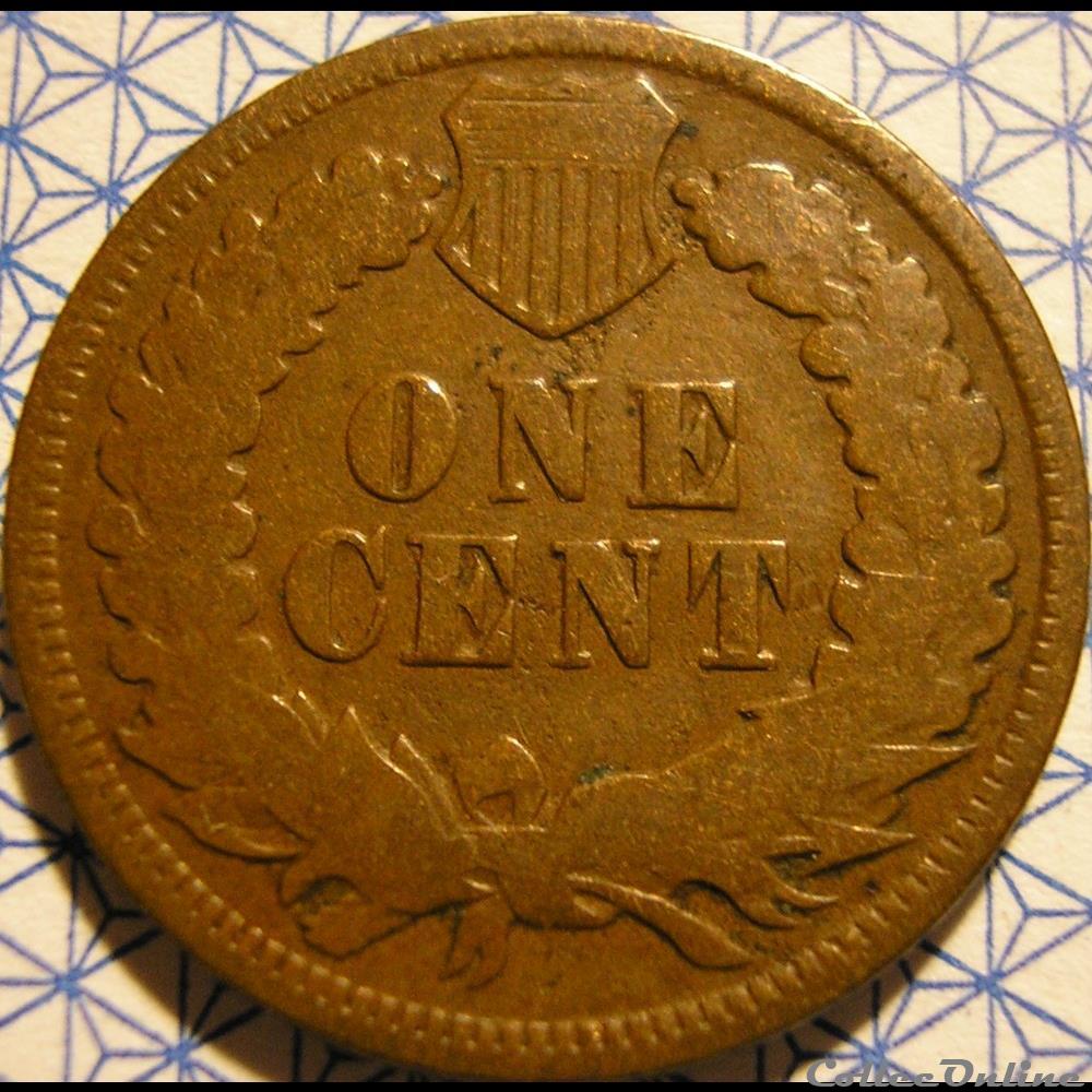 1871 One Cent monnaie monde etat uni 1871 one cent