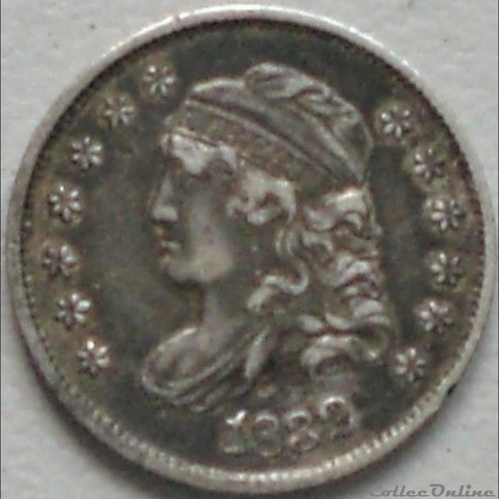 1832 Half Dime - 5 Cents (ex.2) monnaie monde etat uni 1832 half dime 5 cents ex 2