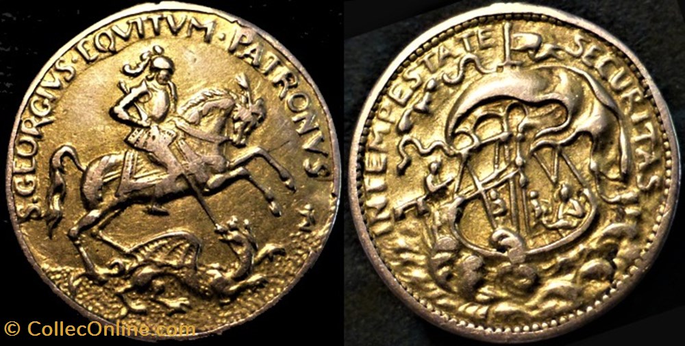 St. George medal - Equitum Patronus / Intempestate Securitas (ex.6) monnaies paranumismatique jetons poids st george medal equitum patronus intempestate securitas ex 6