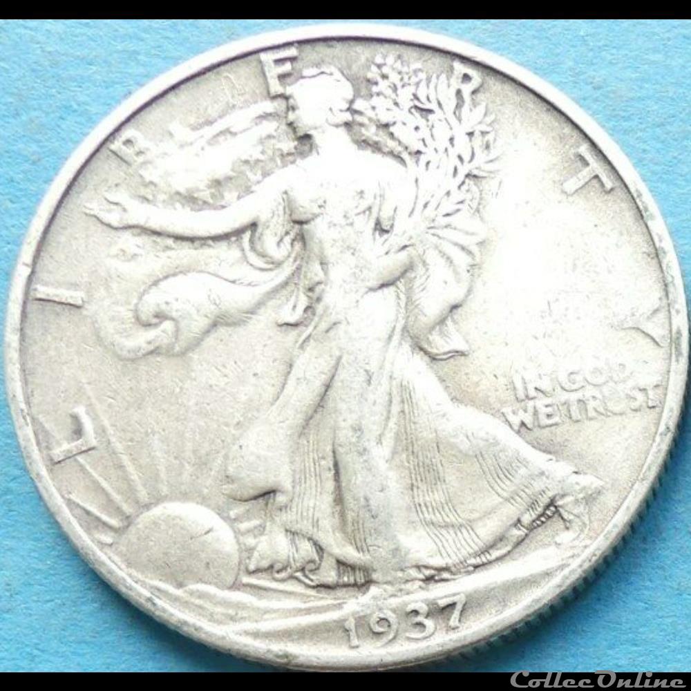 1937 San Francisco Half $ 2 monnaie monde etat uni 1937 san francisco half