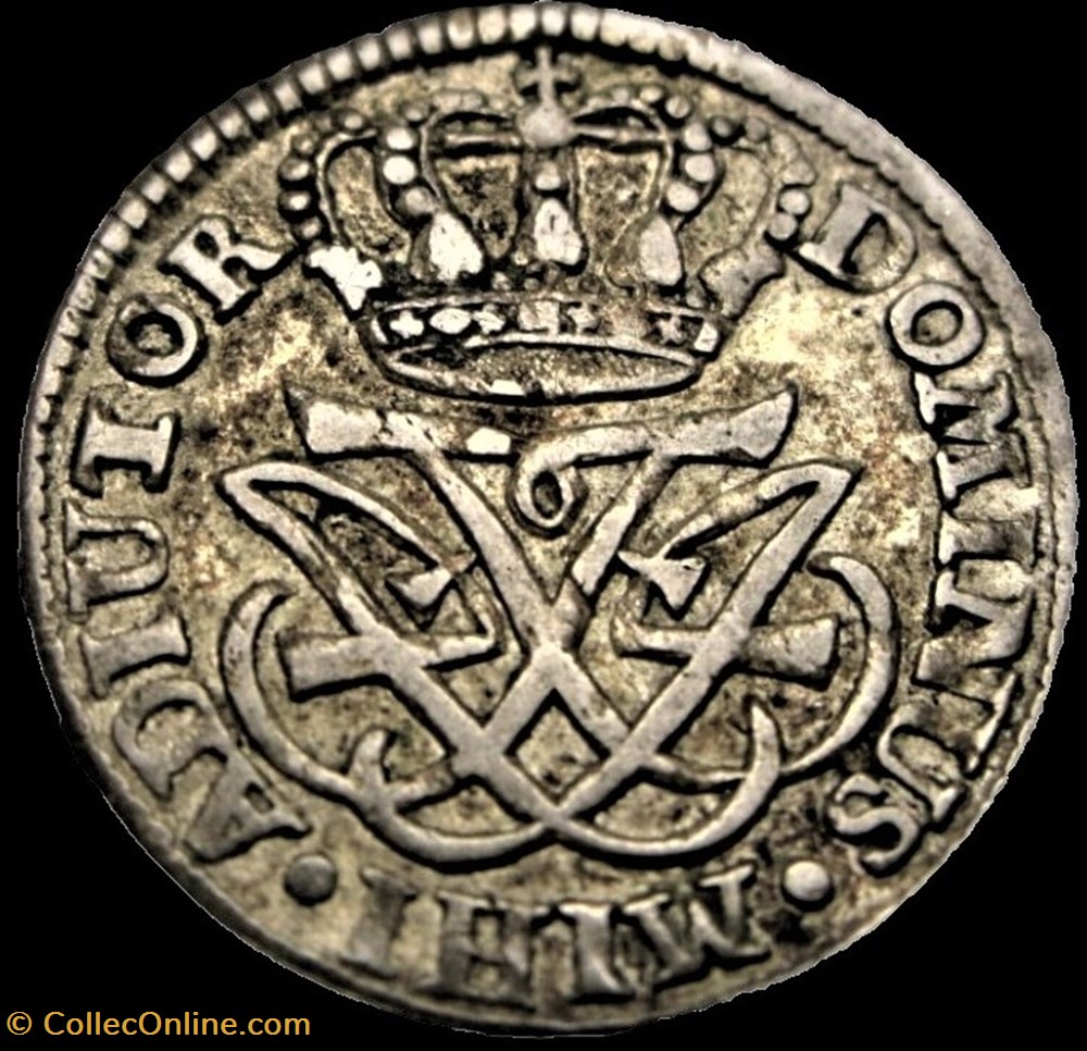 Frederik IV Denmark - 4 Skilling Dansk 1729 monnaies monde danemark frederik iv denmark 4 skilling dansk 1729
