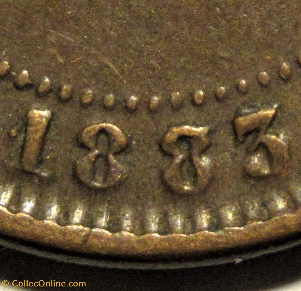 Chile - Medio Centavo 1883/73 Santiago - Overdate 4 monnaies monde chili chile medio centavo 1883 73 santiago overdate