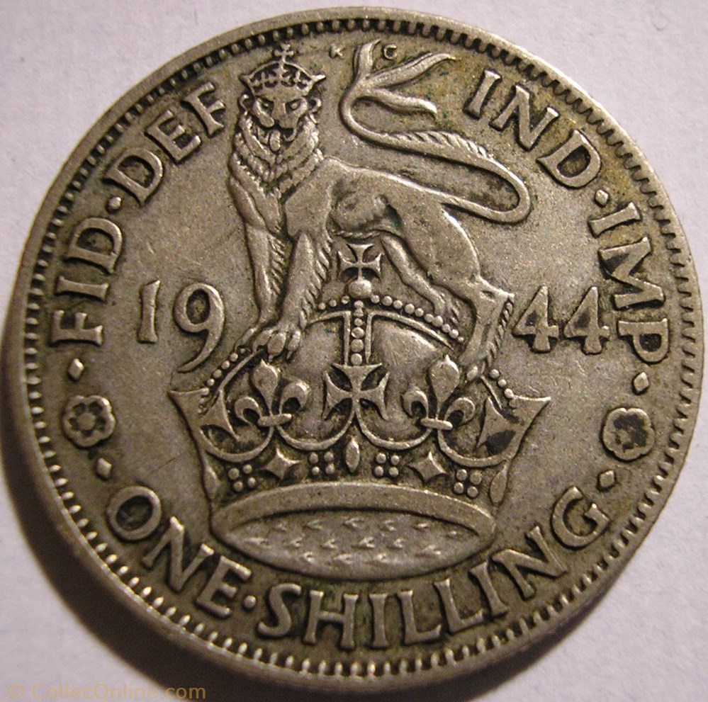 George VI - One Shilling 1944 - England monnaie monde royaume uni george vi one shilling 1944 england