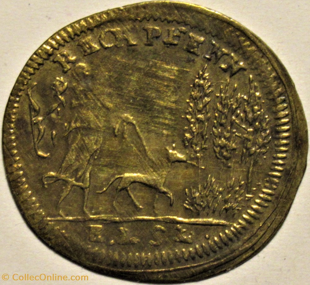 Minerva - Rechenpfennig Nürnberg, c.1783 by Lauer monnaies paranumismatique jetons poids minerva rechenpfennig nurnberg c 1783 by lauer