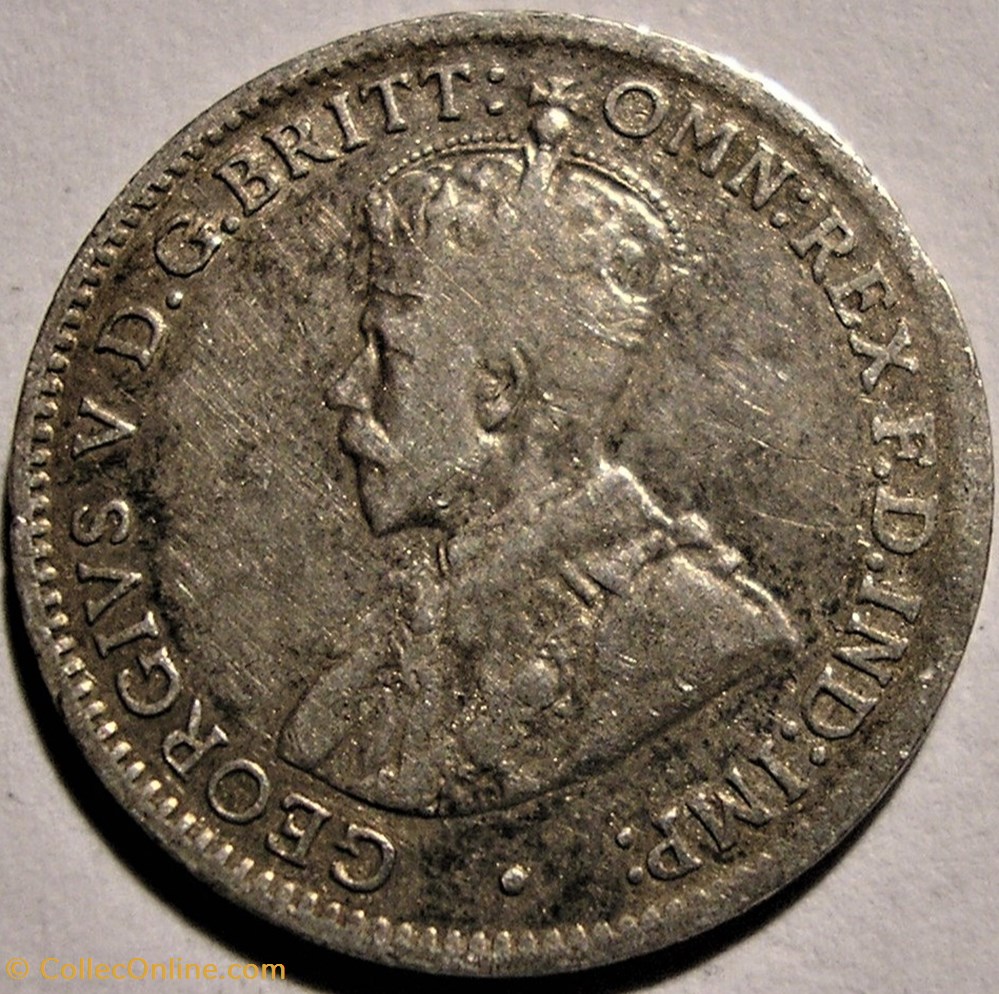 monnaie monde australie george v three pence 1914 australia