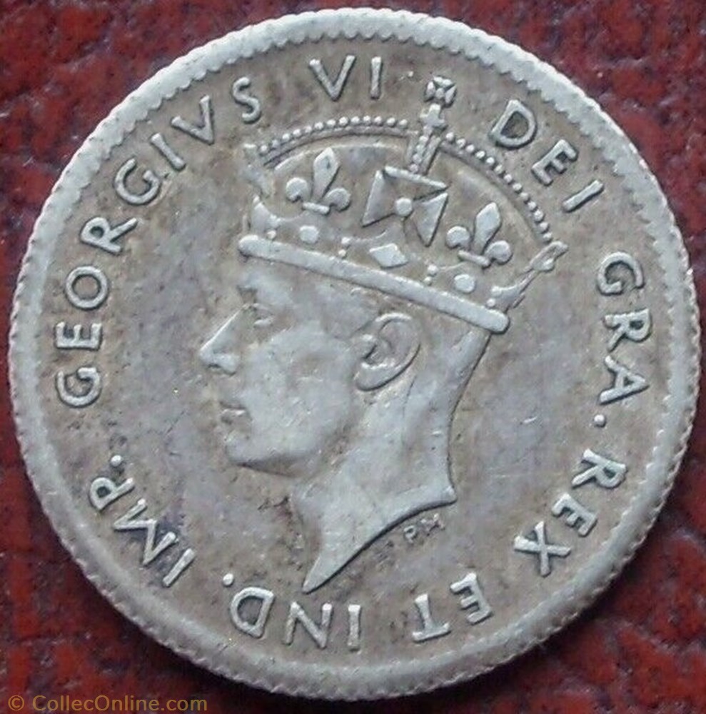 monnaie monde canadum george vi 5 cents 1941c newfoundland