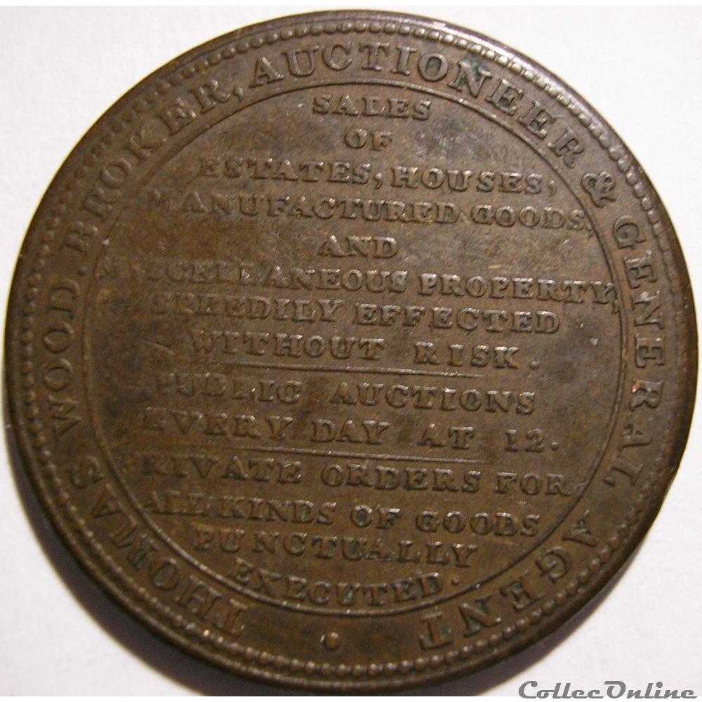 1811 HalfPenny Thomas Wood - Middlesex monnaies monde royaume uni 1811 halfpenny thomas wood middlesex