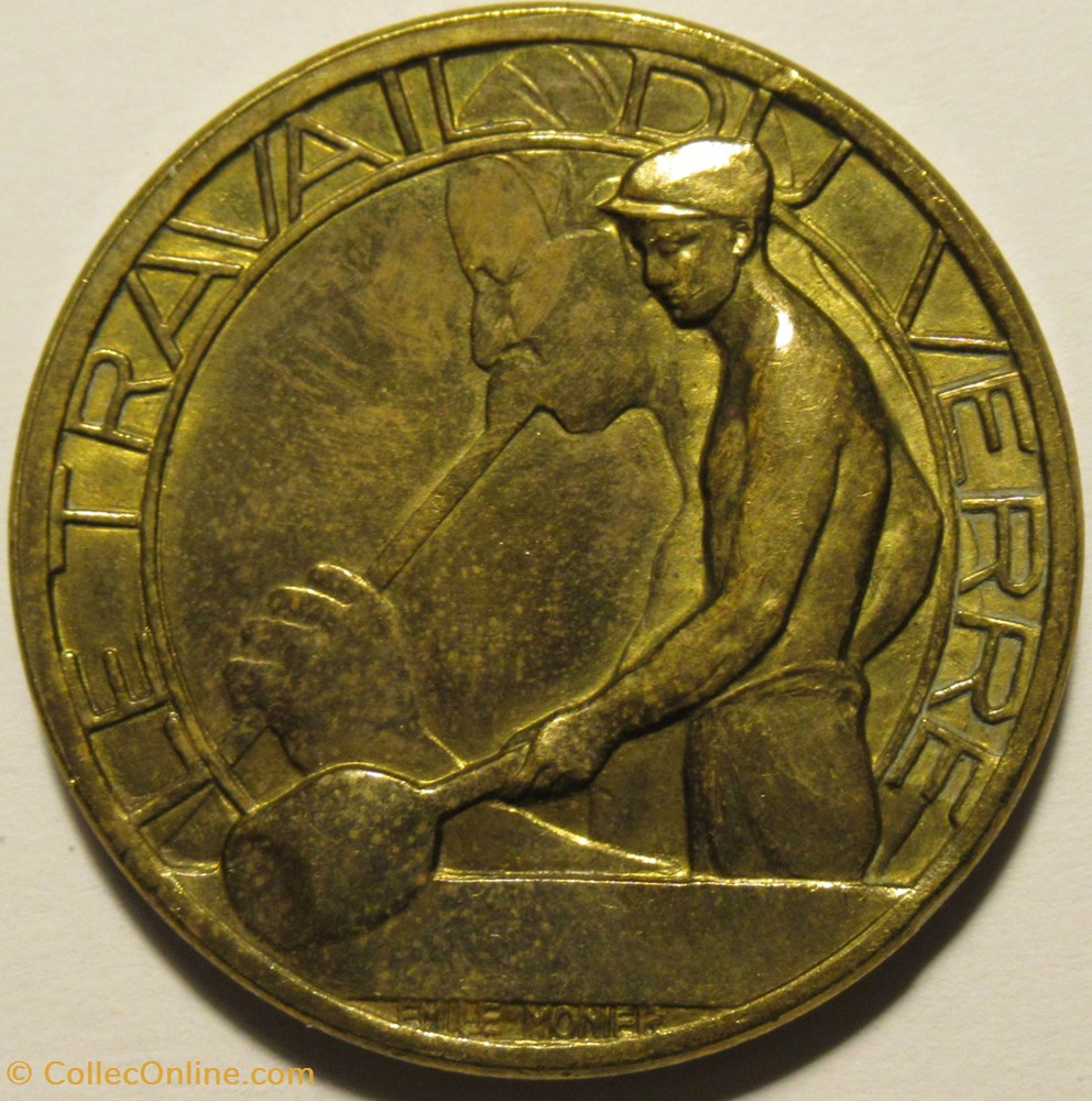 medailles france professionnels de societe exposition internationale 1937 paris medaille arts techniques travail du verre