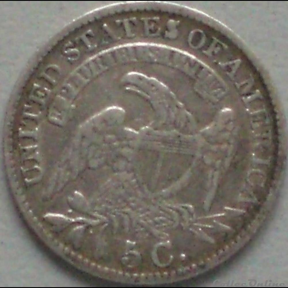 1831 Half Dime - 5 Cents monnaie monde etat uni 1831 half dime 5 cents