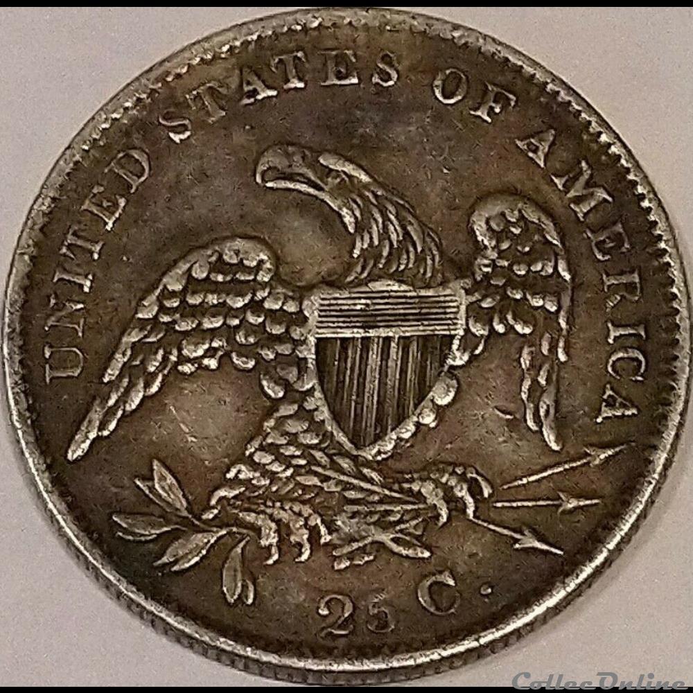 1832 Capped Bust 25 Cents monnaie monde etat uni 1832 capped bust 25 cents