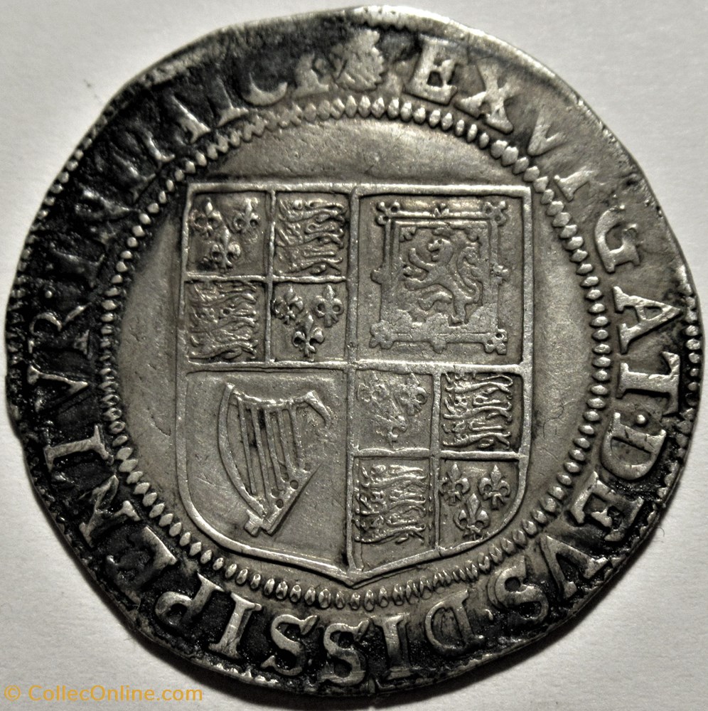 James I Stuart - One Shilling 1603-05 - Kingdom of England 3 monnaies europe medievale royaume angleterre james i stuart one shilling 1603 05 kingdom of england