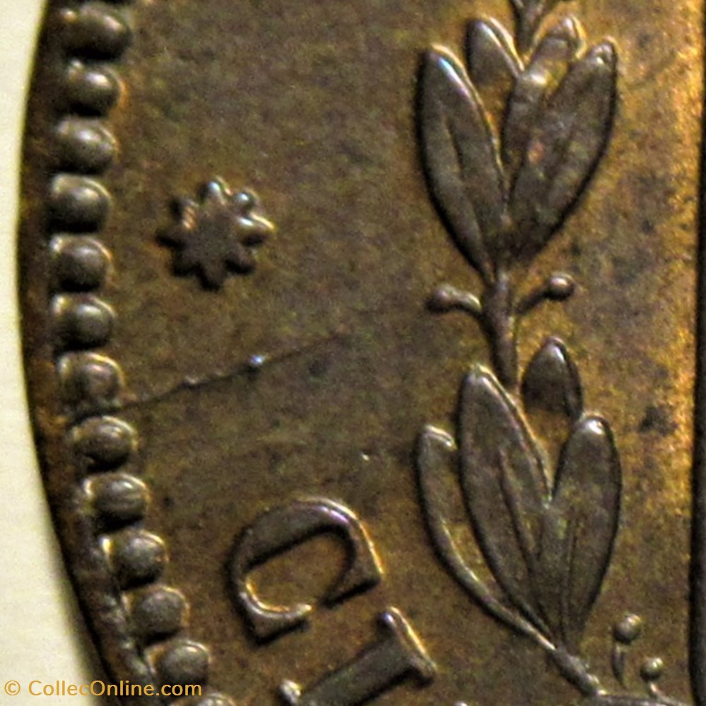 1878 - Barcelona, 5 Centimos - Alfonso XII de España (ex.2) Die Crack 4 monnaies monde espagne 1878 barcelona 5 centimos alfonso xii de espana ex 2 die crack