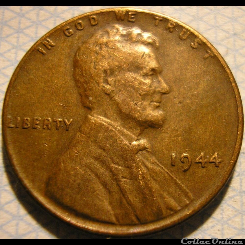 1944 One Cent monnaies monde etats unis 1944 one cent
