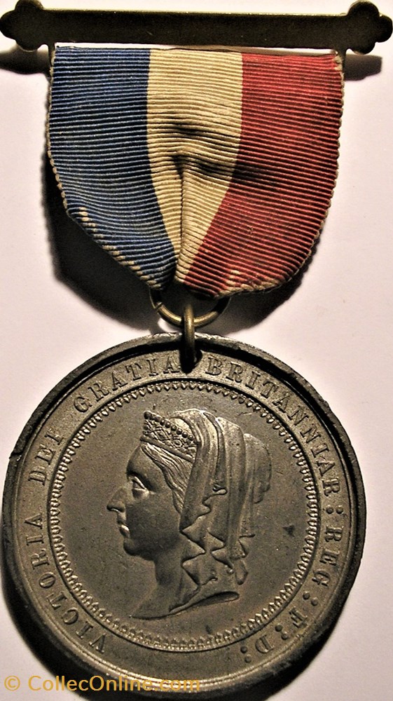 medaille royaume uni victoria 1887 golden jubilee medal fraternity uk