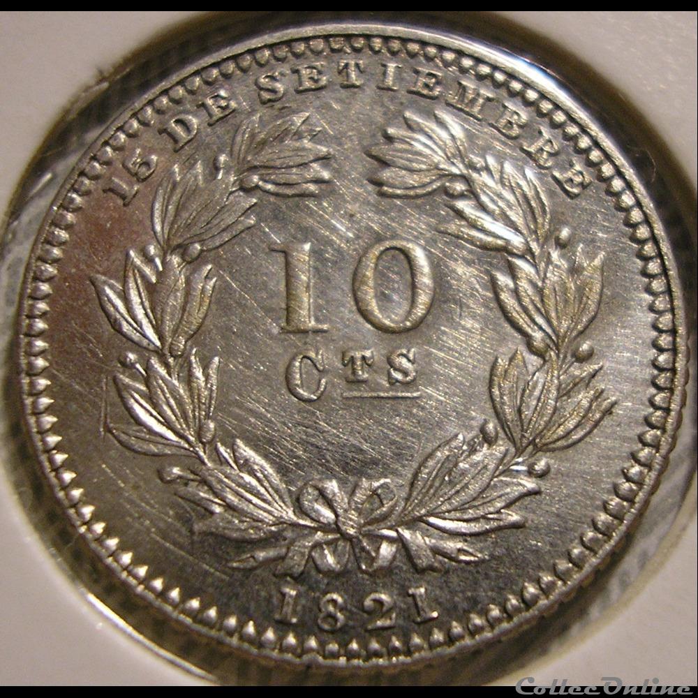 monnaies monde nicaragua 10 centavos 1880 heaton