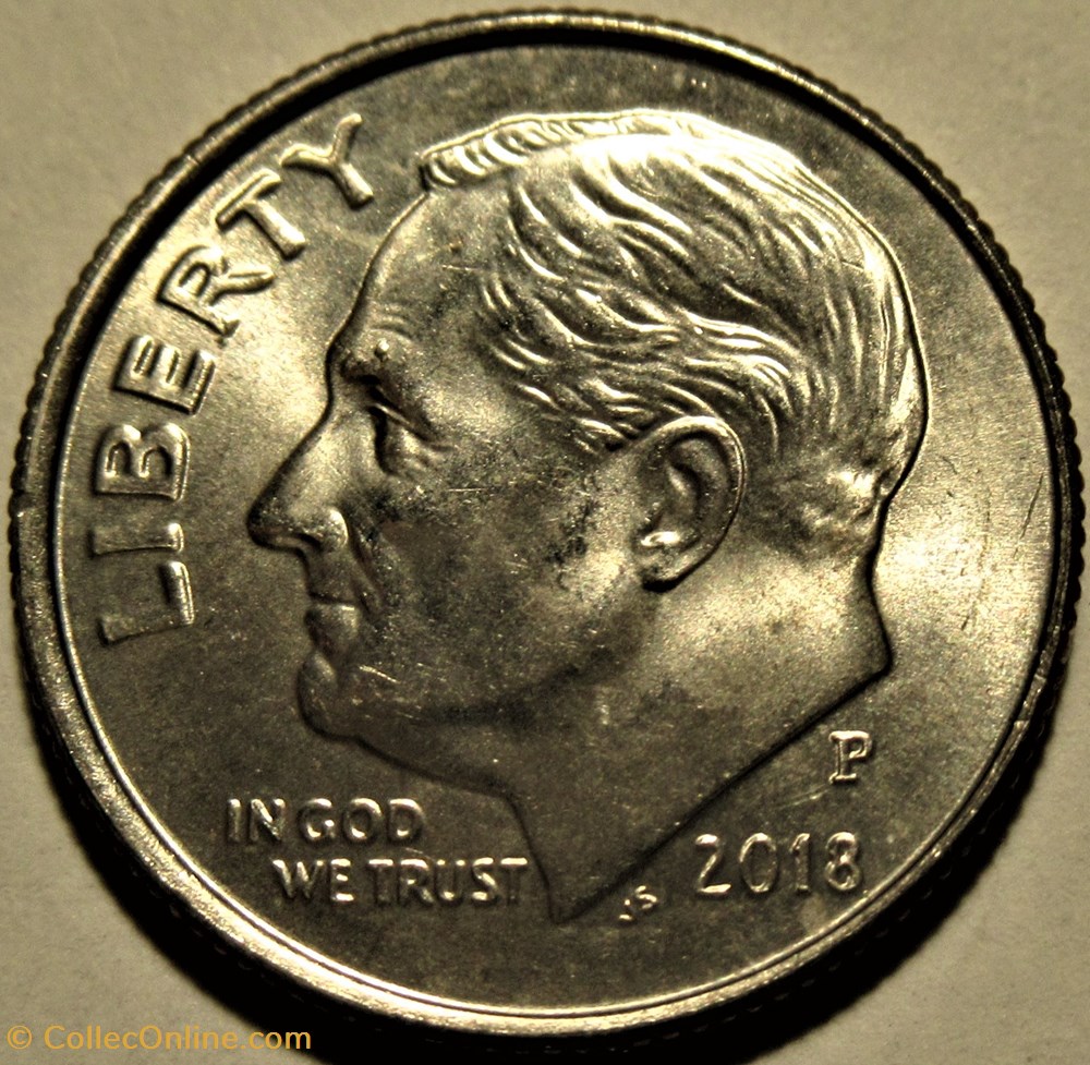 2018 Dime (2 ex.) monnaies monde etats unis 2018 dime 2 ex