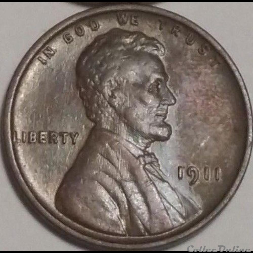 1911 One Cent monnaies monde etats unis 1911 one cent