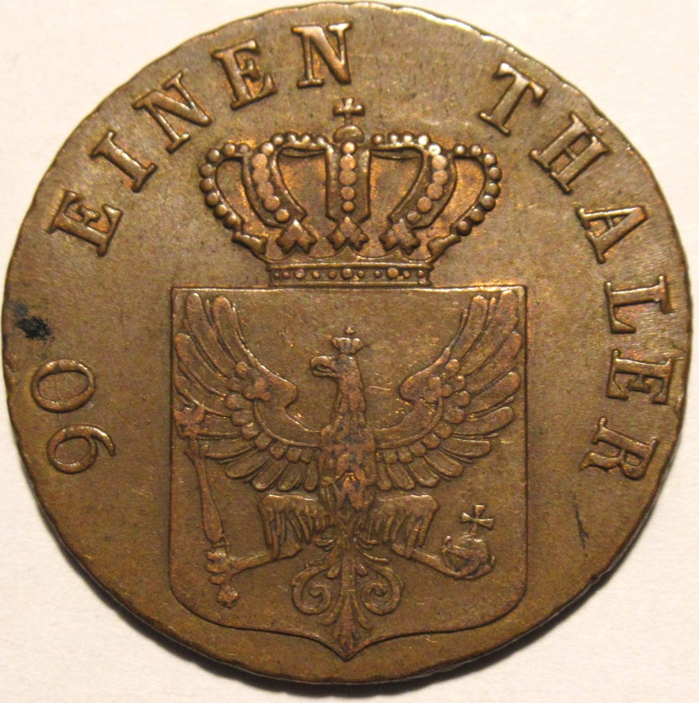 Friedrich Wilhelm III - 4 Pfenninge 1823, Düsseldorf monnaies europe medievale a saint empire romain germanique friedrich wilhelm iii 4 pfenninge 1823 dusseldorf