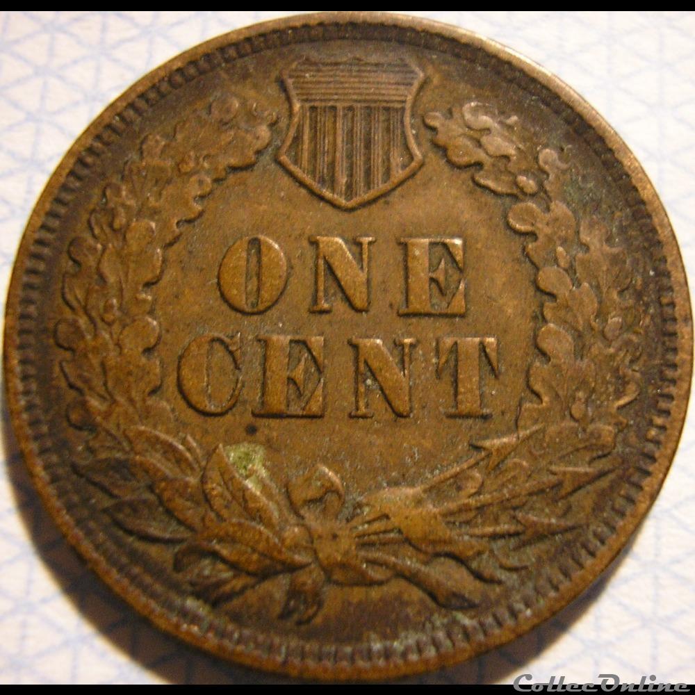 1907 One Cent monnaie monde etat uni 1907 one cent