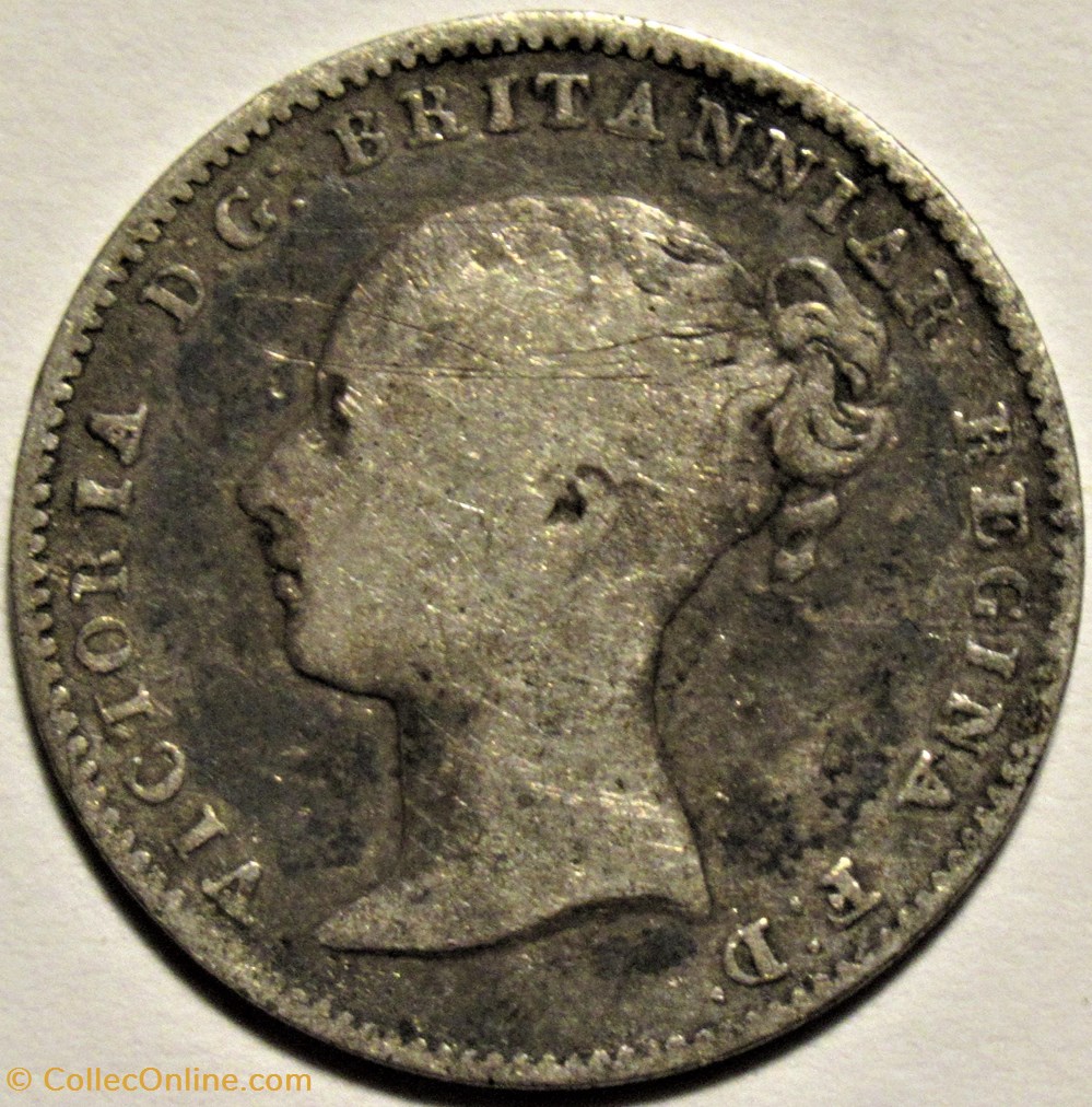 monnaies monde royaume uni victoria 3 pence 1841 kingdom of great britain
