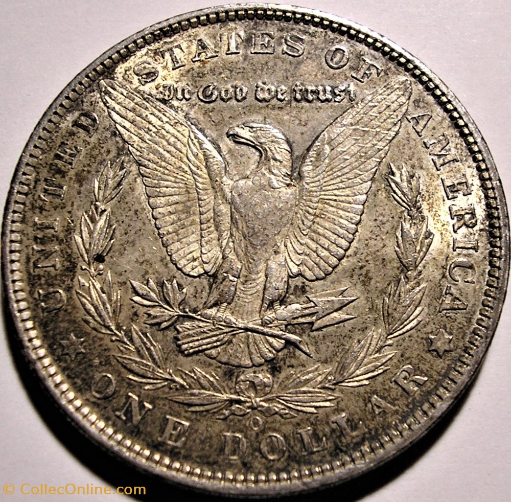 1904 New Orleans Dollar - Die Crack 2 monnaies monde etats unis 1904 new orleans dollar die crack