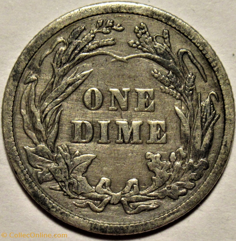 1904 Dime - Doubled denticles monnaies monde etats unis 1904 dime doubled denticles