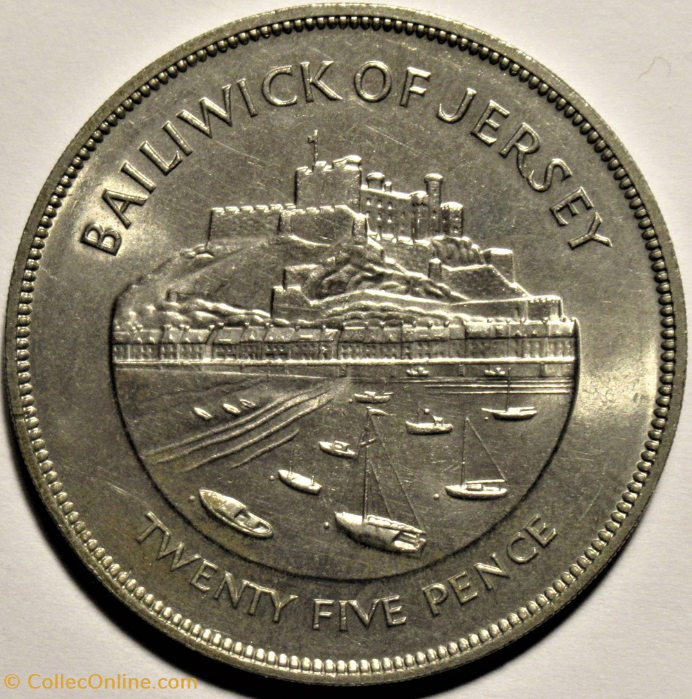 States of Jersey - 25 Pence 1977 Jubilee of Elizabeth II monnaies monde states of jersey 25 pence 1977 jubilee of elizabeth ii