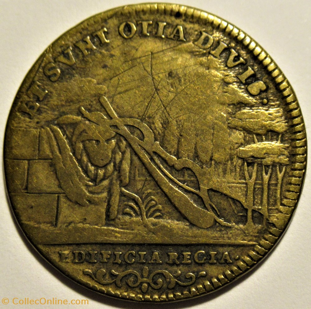 Louis XIV - 1700' Jeton des Bâtiments du Roi 3 monnaies paranumismatique jetons poids louis xiv 1700 jeton des batiments du roi