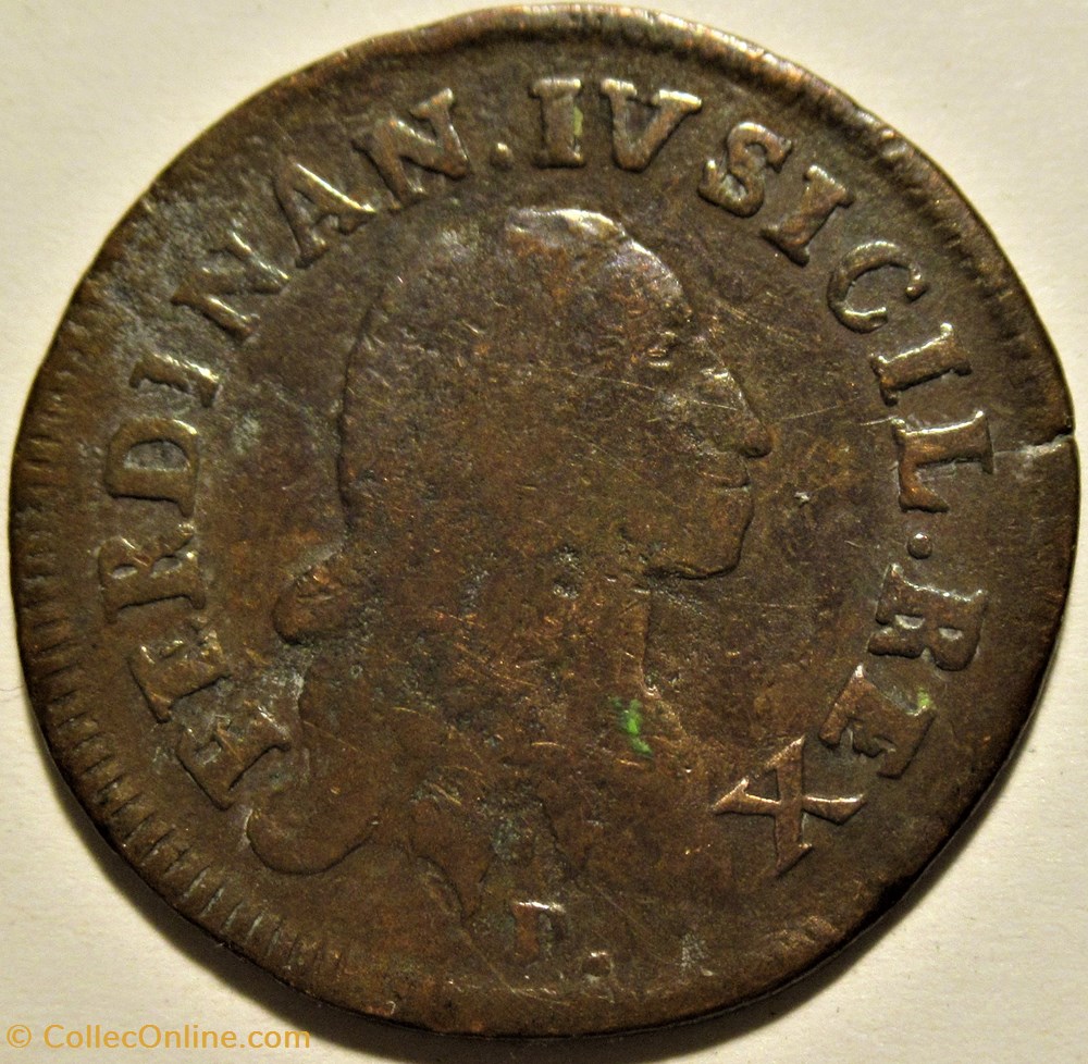 1790 Royaume de Naples, 9 Cavalli - Ferdinando IV de Bourbon-Siciles monnaies europe medievale 1790 royaume de naples 9 cavalli ferdinando iv de bourbon siciles