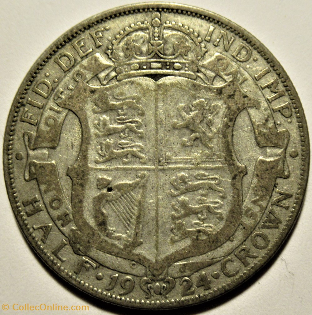 George V - Half Crown 1924 - Great Britain 3 monnaies monde royaume uni george v half crown 1924 great britain