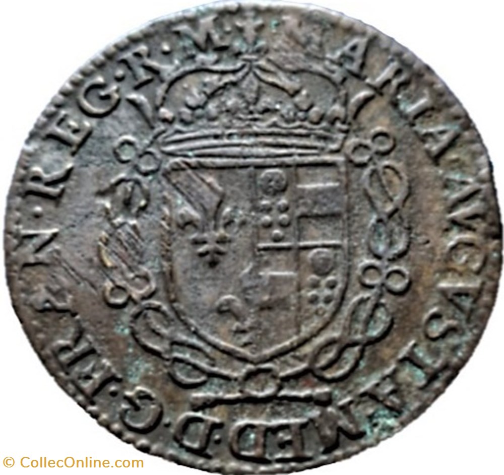 Maria de' Medici - Jeton 1628 monnaies paranumismatique jetons poids maria de medici jeton 1628